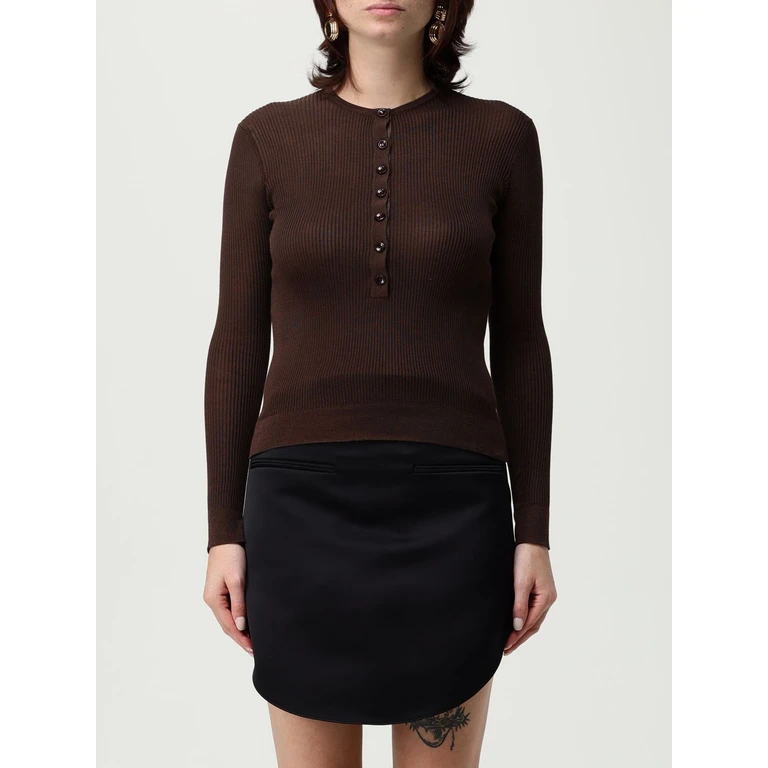 Pull à col rond Magda Butrym - Marron
