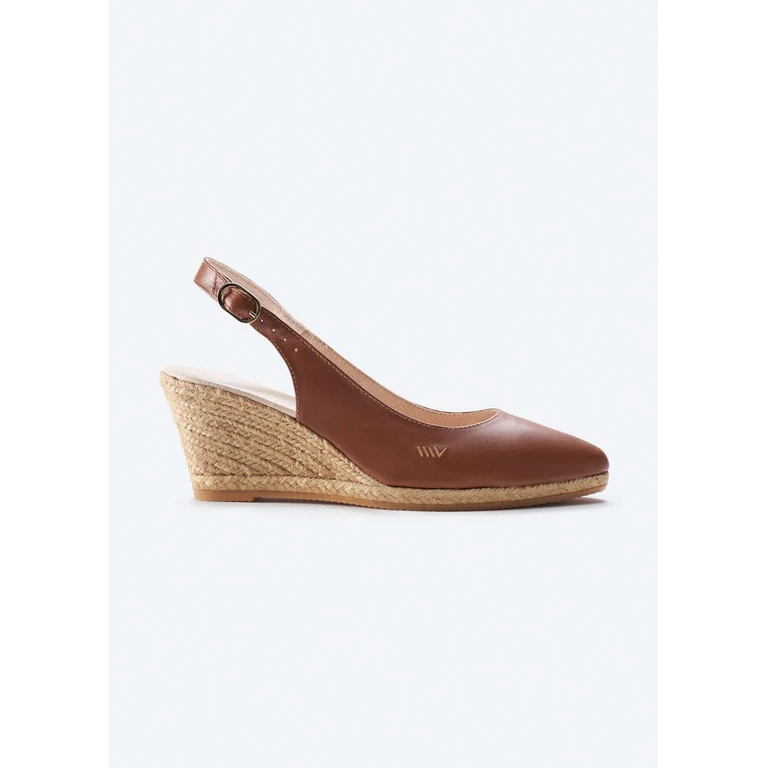 Palomera Leather Espadrille Wedges