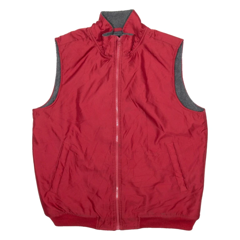 CHAPS Blanket Lined Mens Gilet Red M