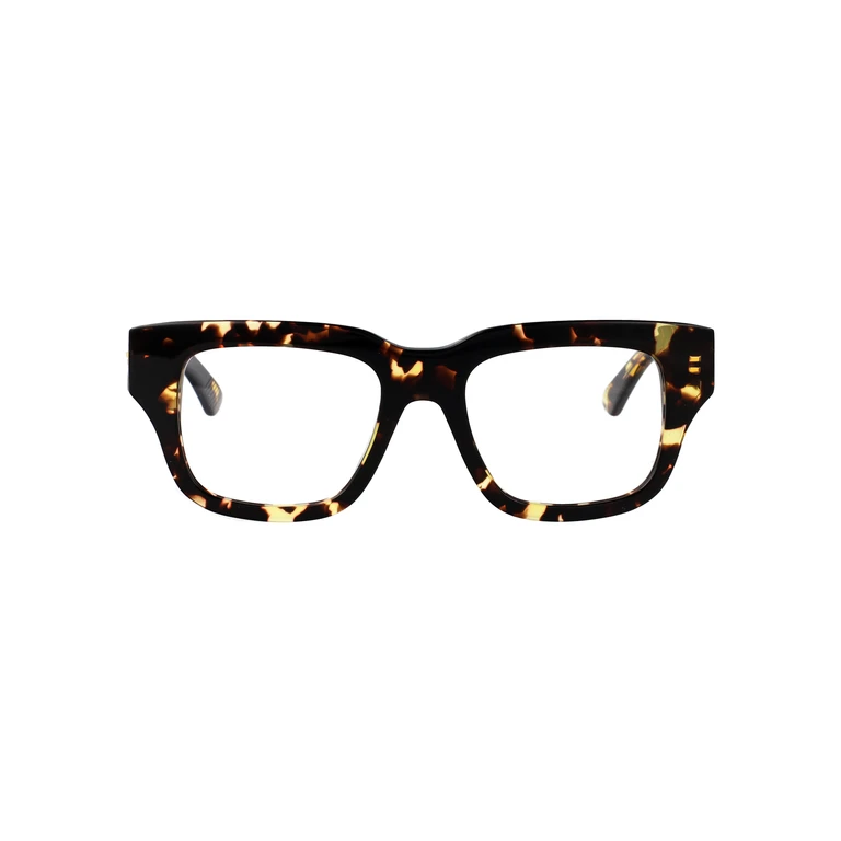 Bottega Veneta Bv1361o 007 Havana-havana-transparent Acetate Optical - Men
