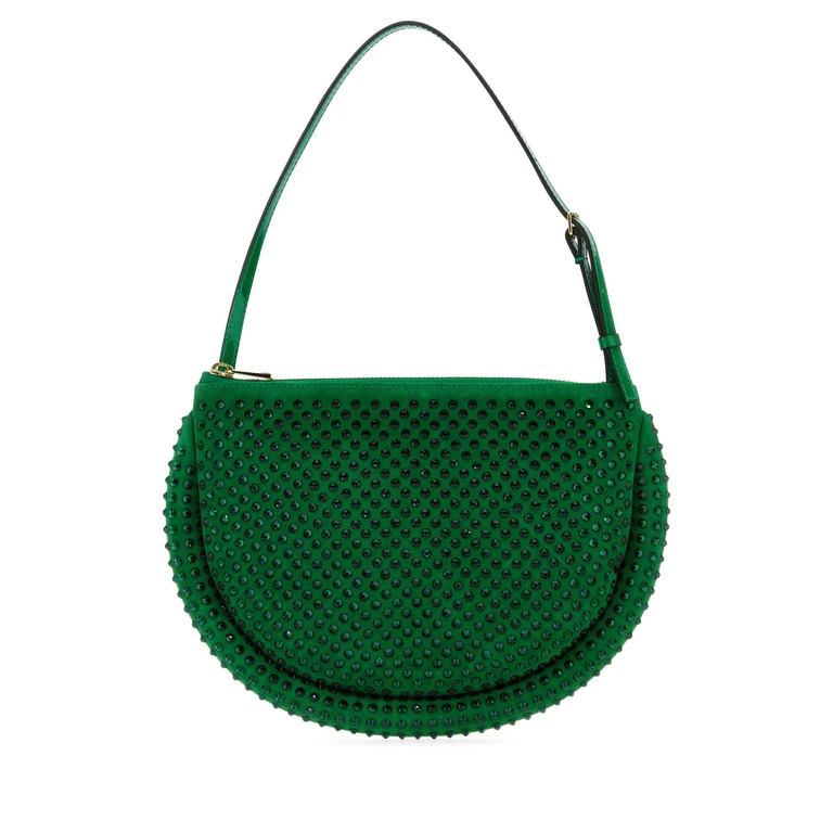 JW Anderson Green Suede Bumper-Moon Shoulder Bag Borse A Mano - Women