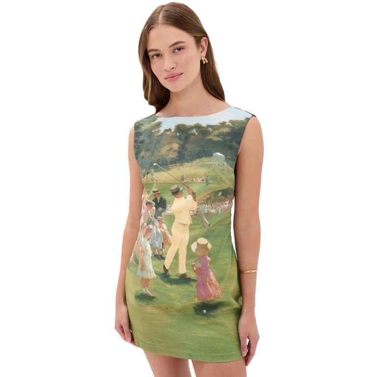 Yellow the Label Augusta Linen Dress Sunday M
