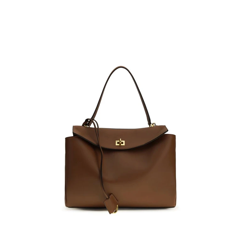 Balenciaga Brown Calf Leather Bos Taurus Shoulder Bag - Women (BA7897722AA4V2237BB)