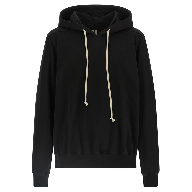 Rick Owens Black Cotton Sweatshirt Clothing - Men