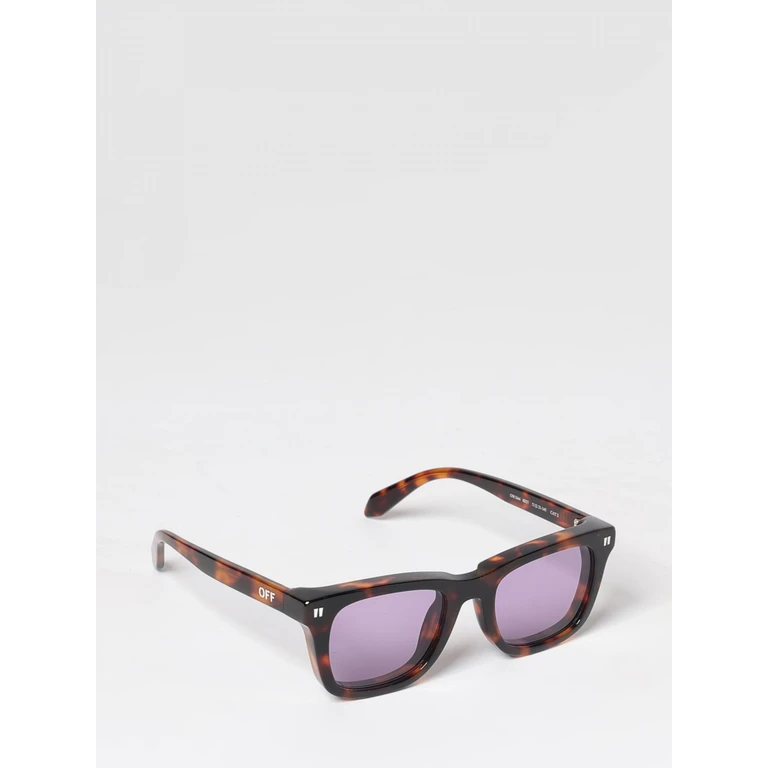 Off-White Katy Rectangular Tortoiseshell Acetate Sunglasses (OW10446D37)