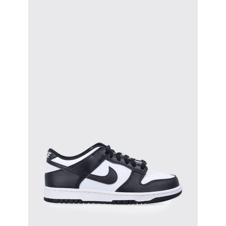 Dunk Low Boy's Smooth Leather Sneakers with Swoosh Logo (IU7766100)