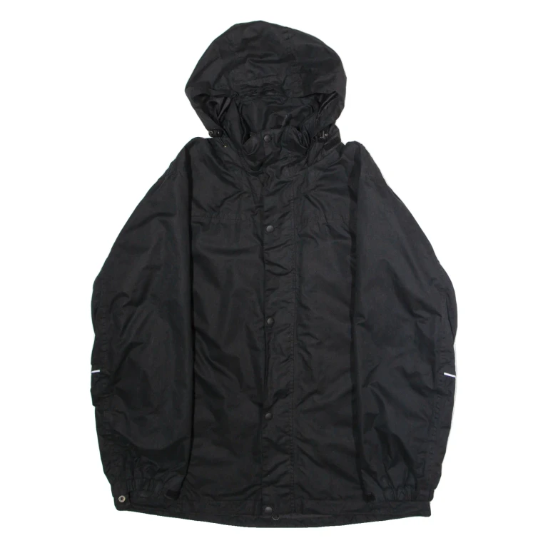 DICKIES Mens Jacket Black Hooded S