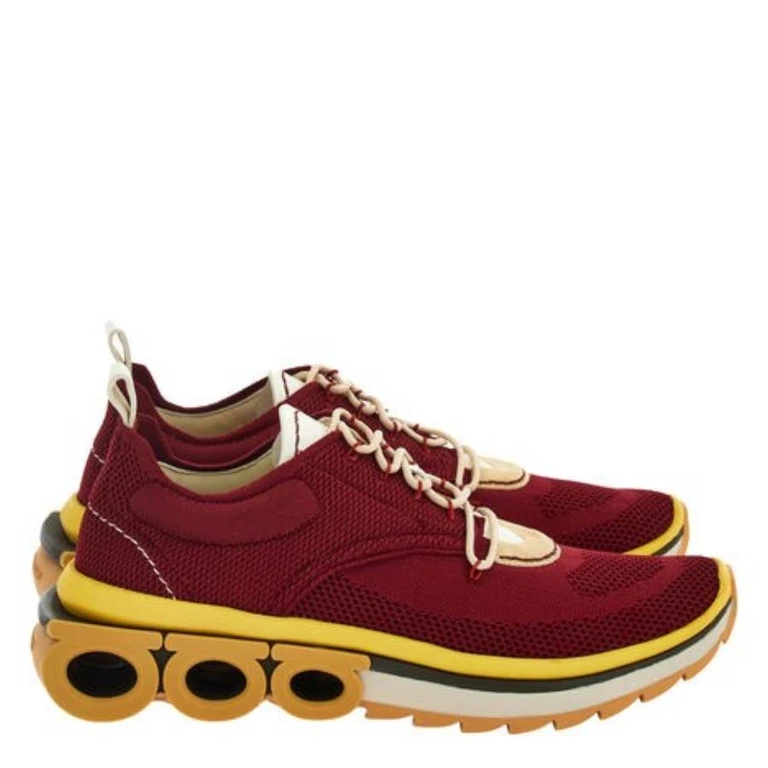 Nima Knit Gancini Low-Top Sneakers, Size 9 (021221 768697)