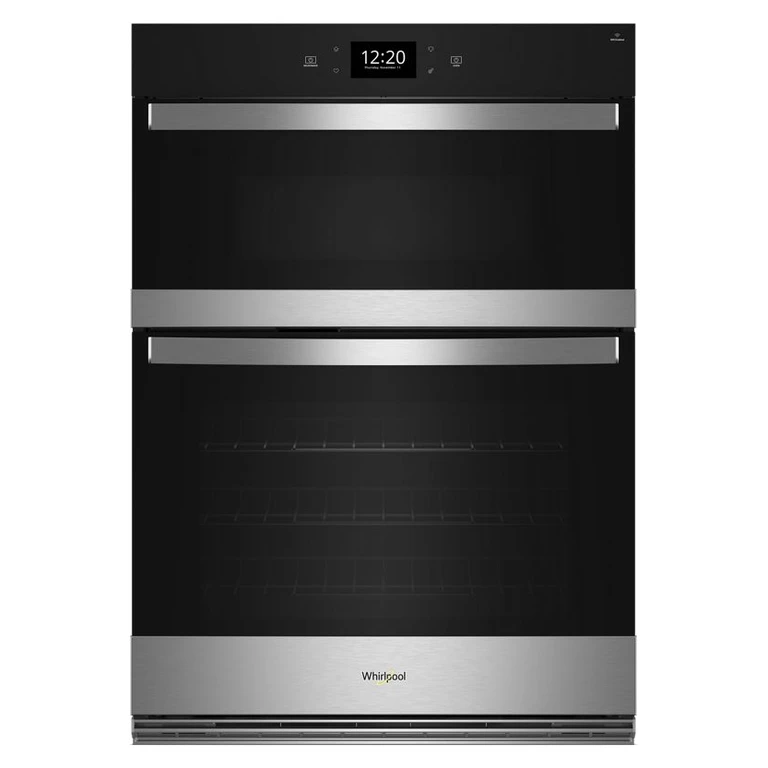 Wall Oven Microwave Combo with Air Fry in Black Stainless Steel with PrintShield Finish 5.0 Cu. Ft. WOEC7030PV