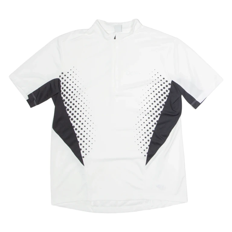 ODLO Cycling Mens Jersey White 1/2 Zip XL