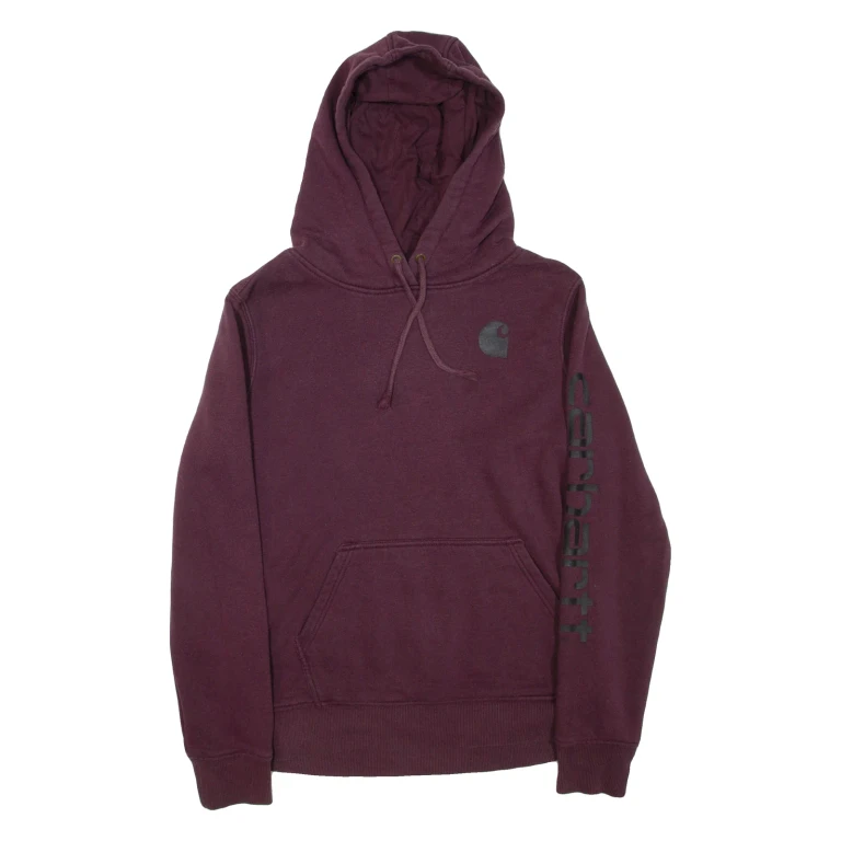CARHARTT Womens Purple Hoodie M
