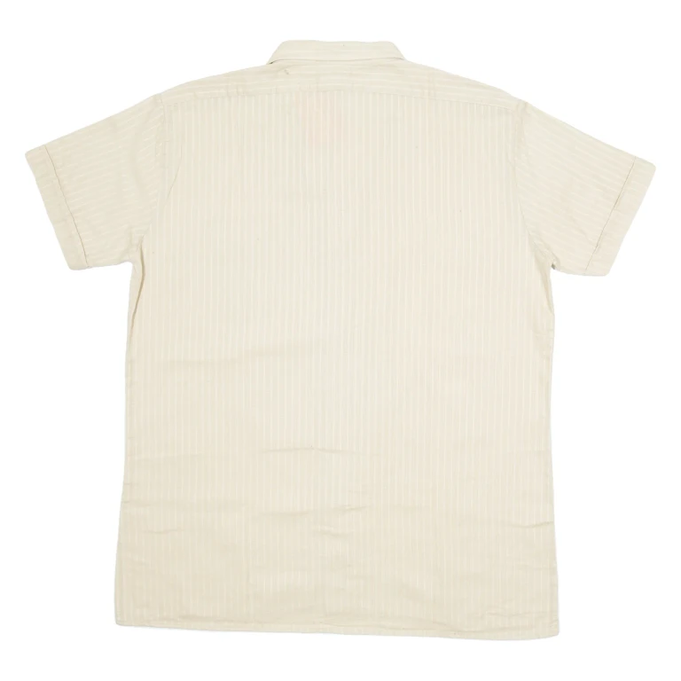 MARSUM Mens Plain Shirt Brown XL