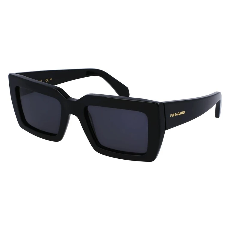 Ferragamo Black Acetate Sunglasses - Women (FESF1108S5421001AC)