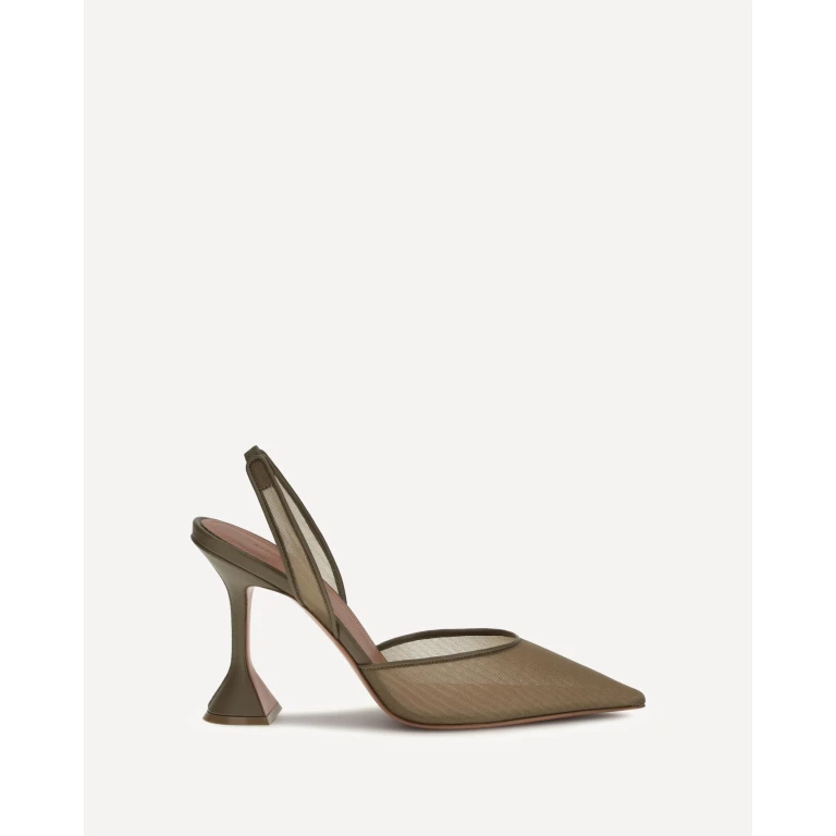 Amina Muaddi Holli Pointed Slingback schoenen