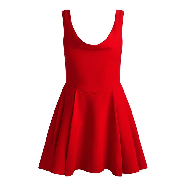 Alice+Olivia Robe Courte - Rouge (CC603A79556B622)