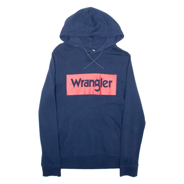 WRANGLER Mens Blue Hoodie S