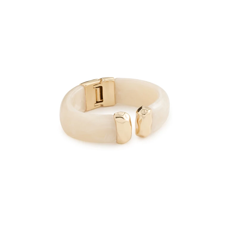 Ettika Carved Relic Cuff Bone One Size