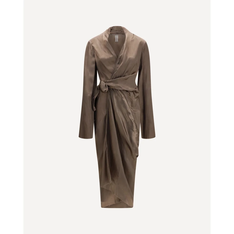 Rick Owens Asymmetrisches Wickelkleid
