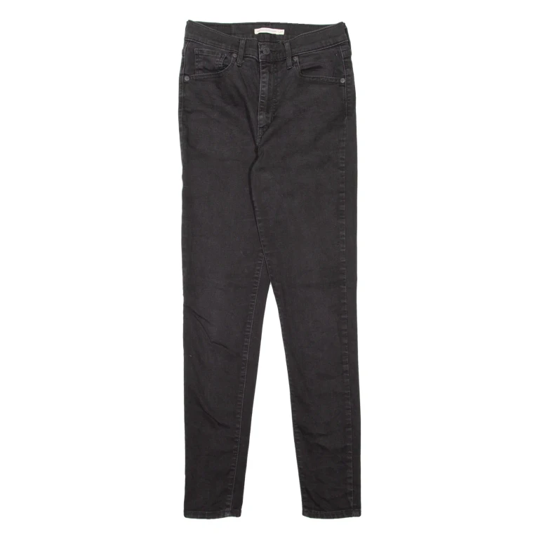 LEVI'S Mile High Womens Jeans Black Slim Skinny W27 L30
