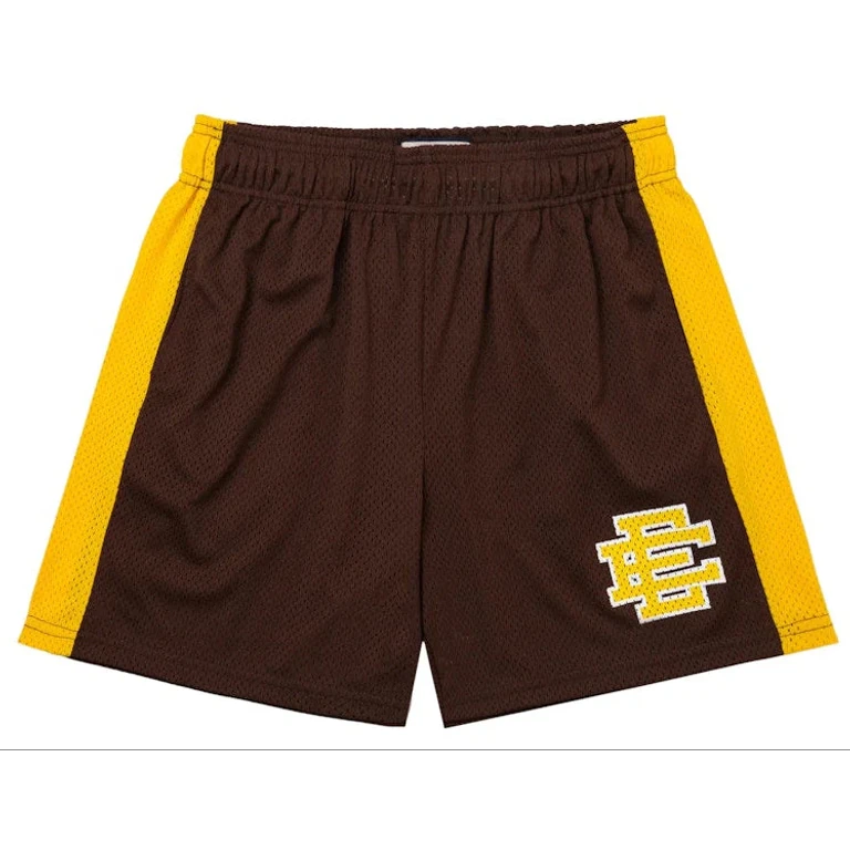 Men's Ee Basic Short Chocolate/Athletic Gold Fw22