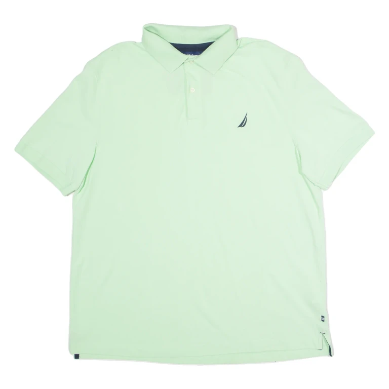 NAUTICA Mens Polo Shirt Green XL