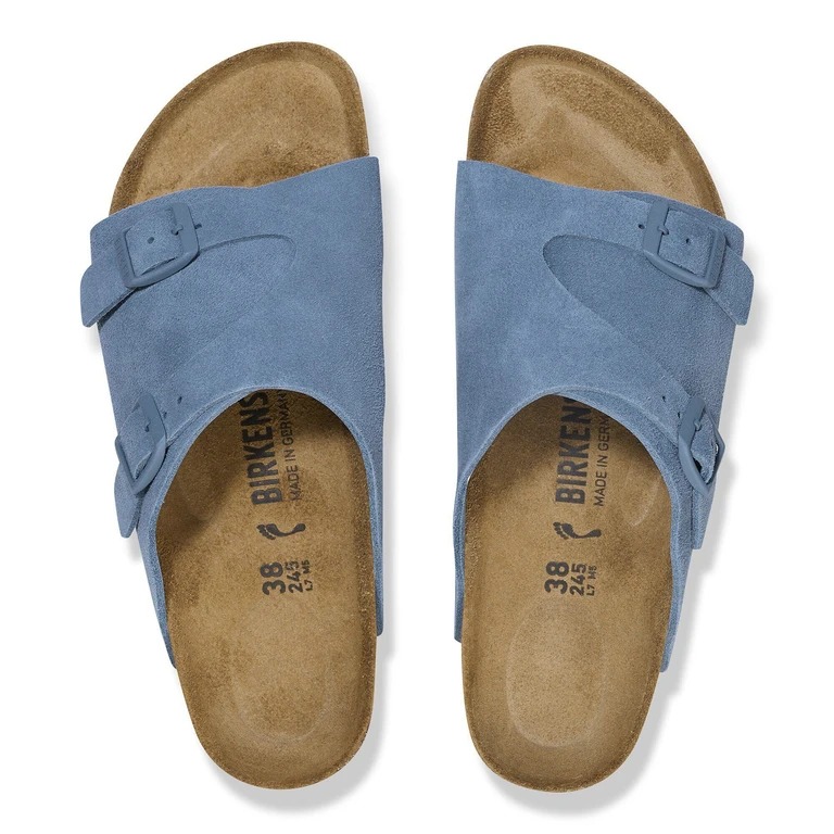 Unisex Zurich Bs Suede Leather Elemental Blue