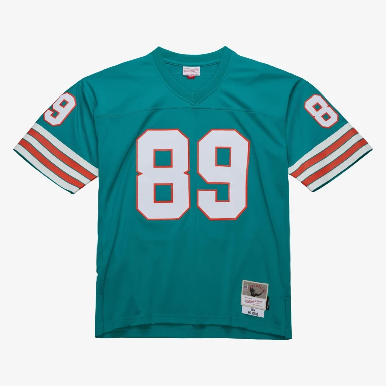 Men's NFL Dark Jersey Dolphins 1984 Nat Moore Jerseys