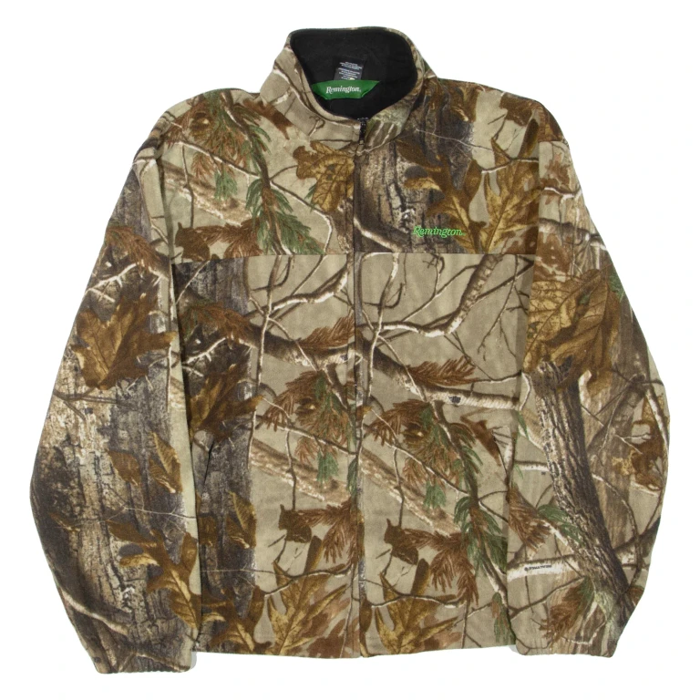 REMINGTON Mens Jacket Brown Camouflage L