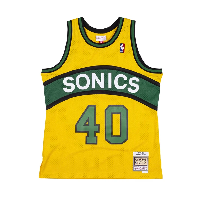 Men's NBA Reload Swingman Jersey Supersonics 1994 Shawn Kemp Jerseys