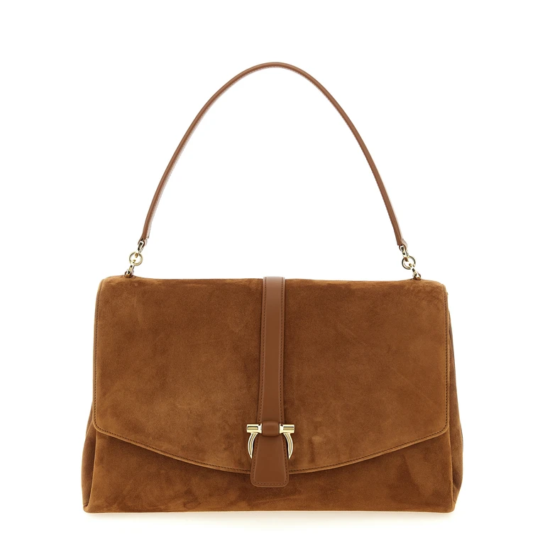 Ferragamo Sac Porté Épaule - Marron