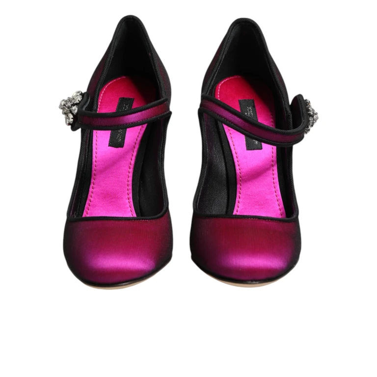 Dolce & Gabbana Pink Embellished High Heels Pumps Shoes Leather - Women