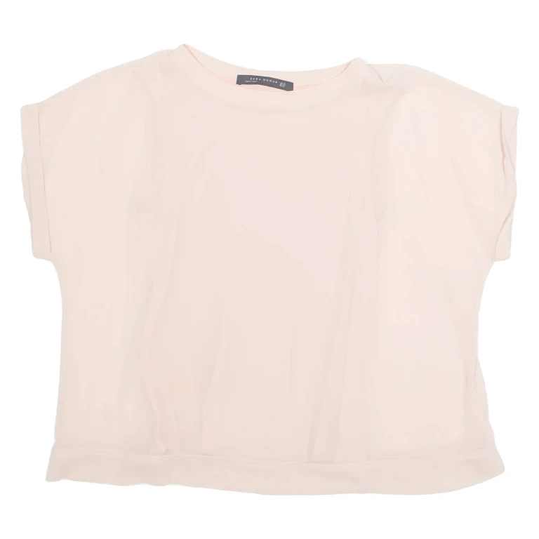 ZARA WOMEN Womens Top Pink Sleeveless XS