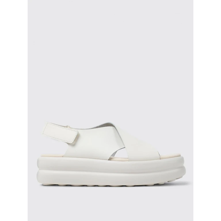 Heeled Sandal Woman color White (K201727-002PELOTASFLOTAUP0)