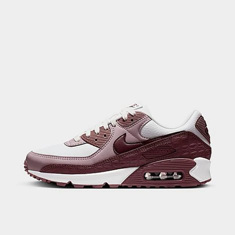 Nike Women's Air Max 90 Casual Shoes in Tattoo/Light Violet Ore/White Size: 5.0