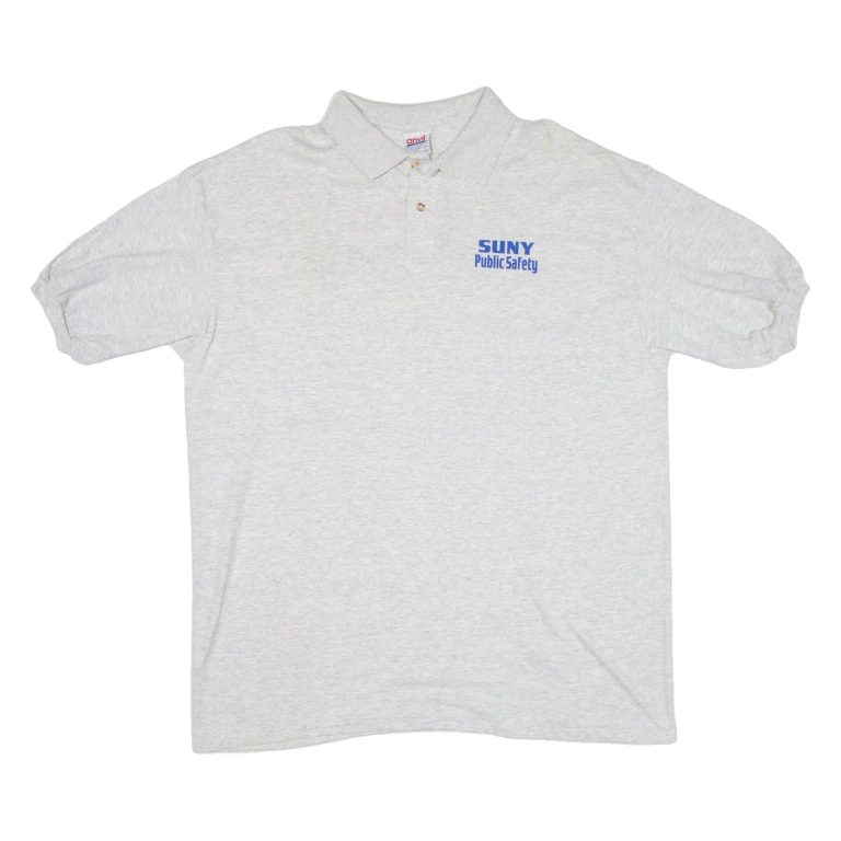 ANVIL Mens Polo Shirt Grey XL