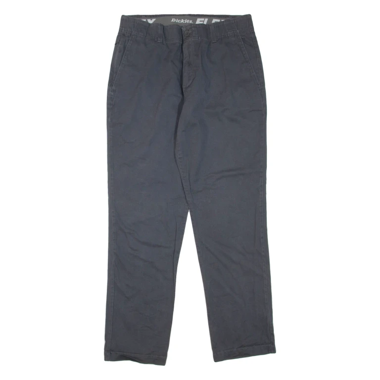 DICKIES Mens Trousers Grey Regular Tapered W32 L31