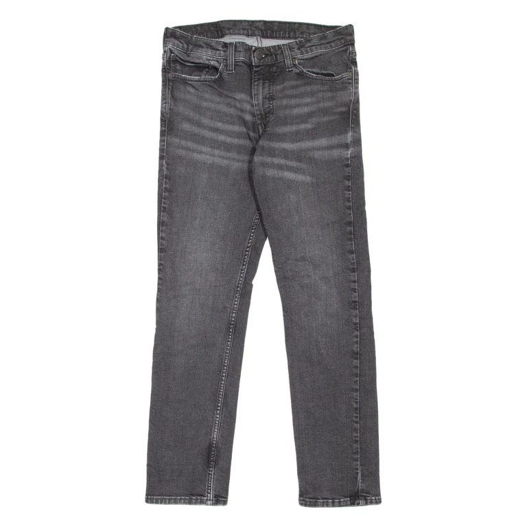 LEVI'S 511 Jeans Mens Grey Slim Straight Stone Wash W32 L30