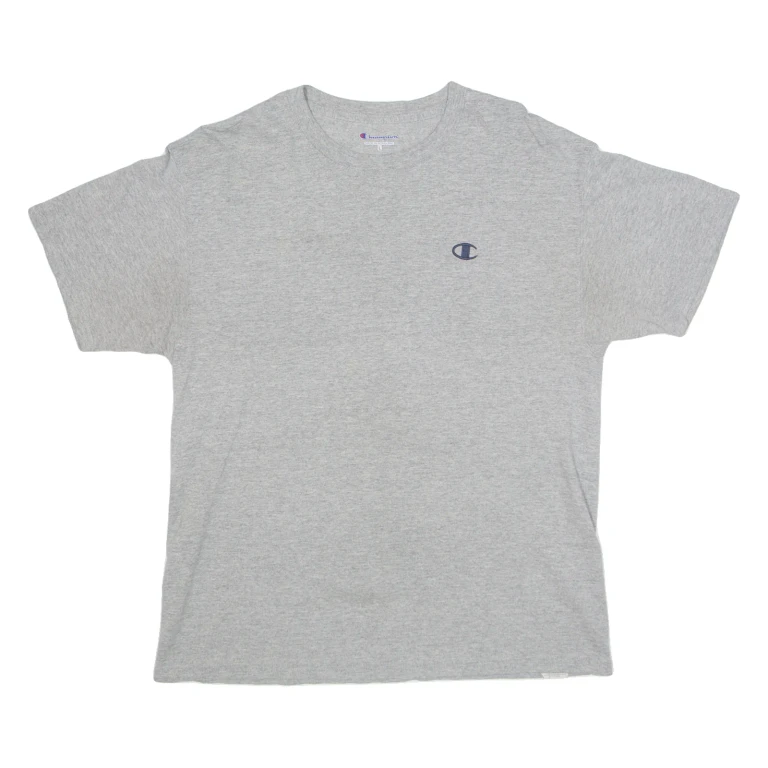 CHAMPION Mens T-Shirt Grey L