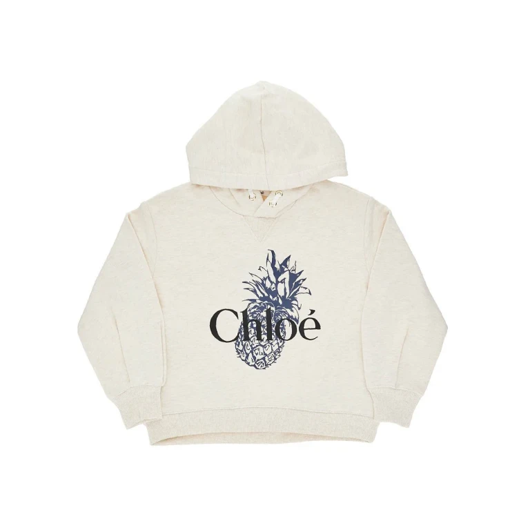 CHLOE' Hoodie with logo print Kids 8Y