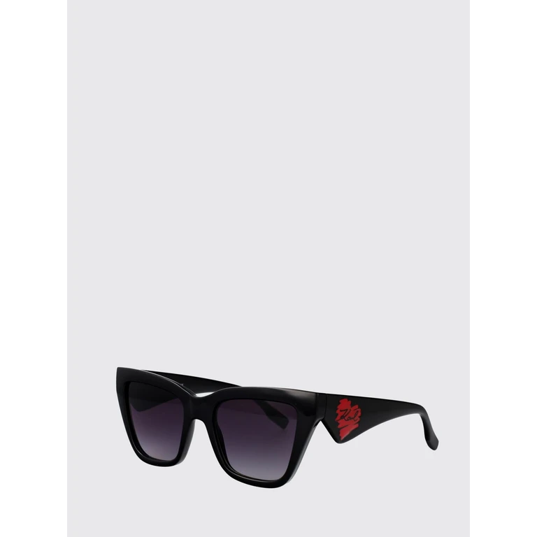 Oversized Cat Eye Acetate Sunglasses with Contrast Logo (KL6184S1)