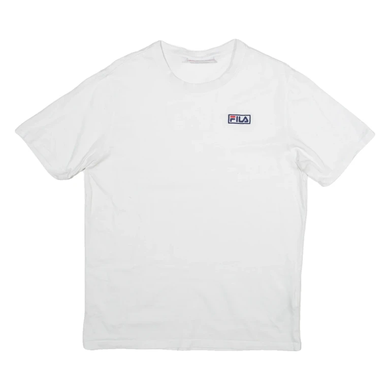 FILA Mens T-Shirt White M