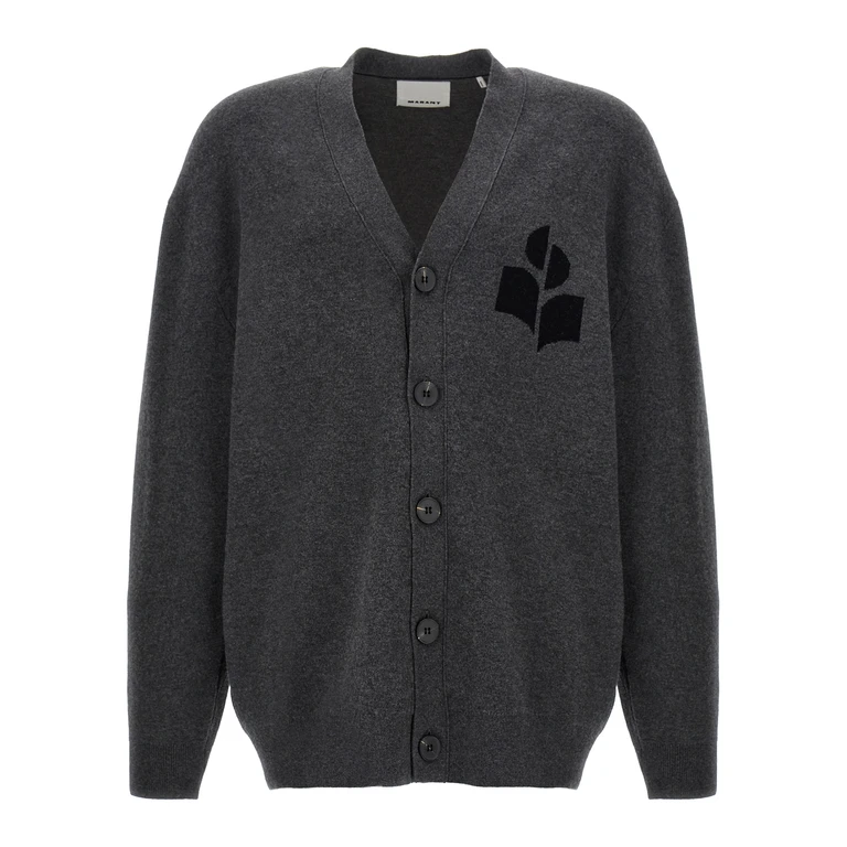 Marant Gray Cotton Cardigan Clothing - Men