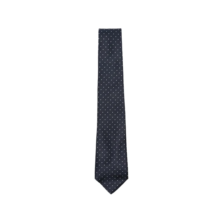 Canali Polka-dot Silk Tie
