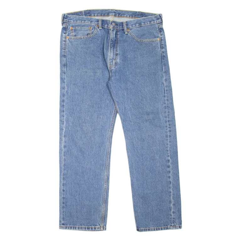LEVI'S 505 Jeans Mens Blue Regular Straight W38 L30