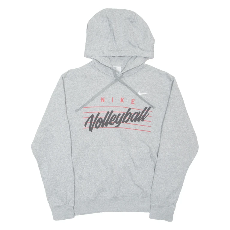 NIKE Volleyball Mens Grey Hoodie S