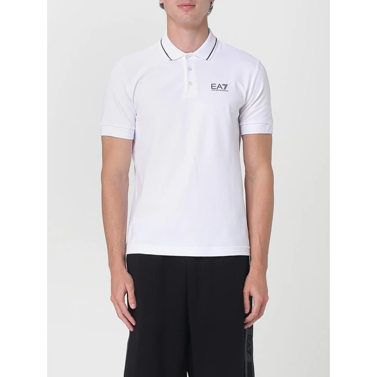EA7 Polo Shirt Men color White (8NPF16PJUVZ1100)