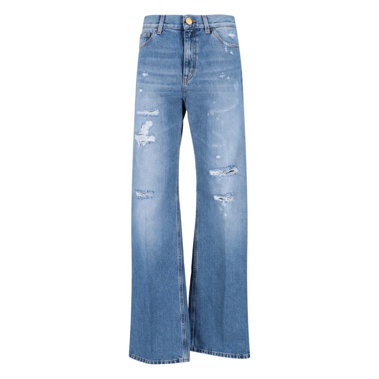 Jeans Blau Baumwolle