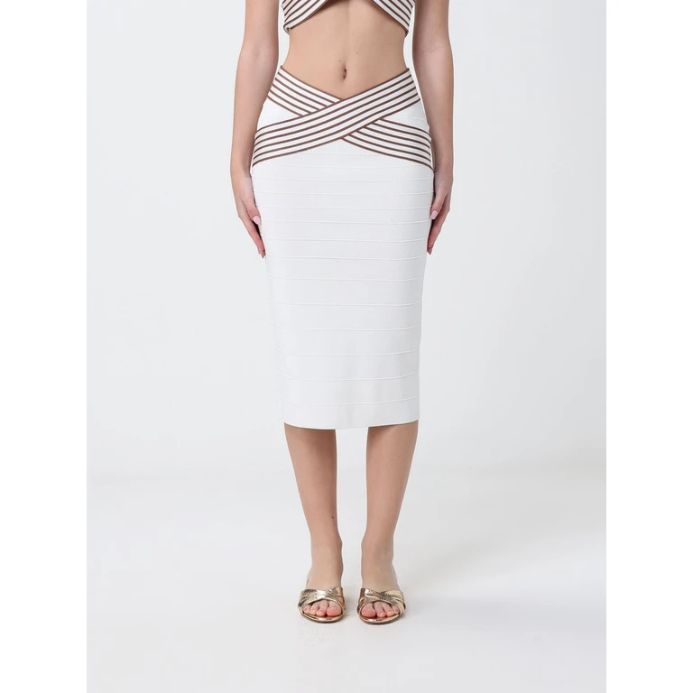 Skirt Woman color Ivory (GK16S61E2AQ6)