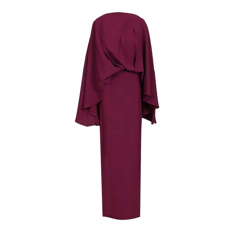 Robe Au Genou - Rouge Brun (TMPS2622383)