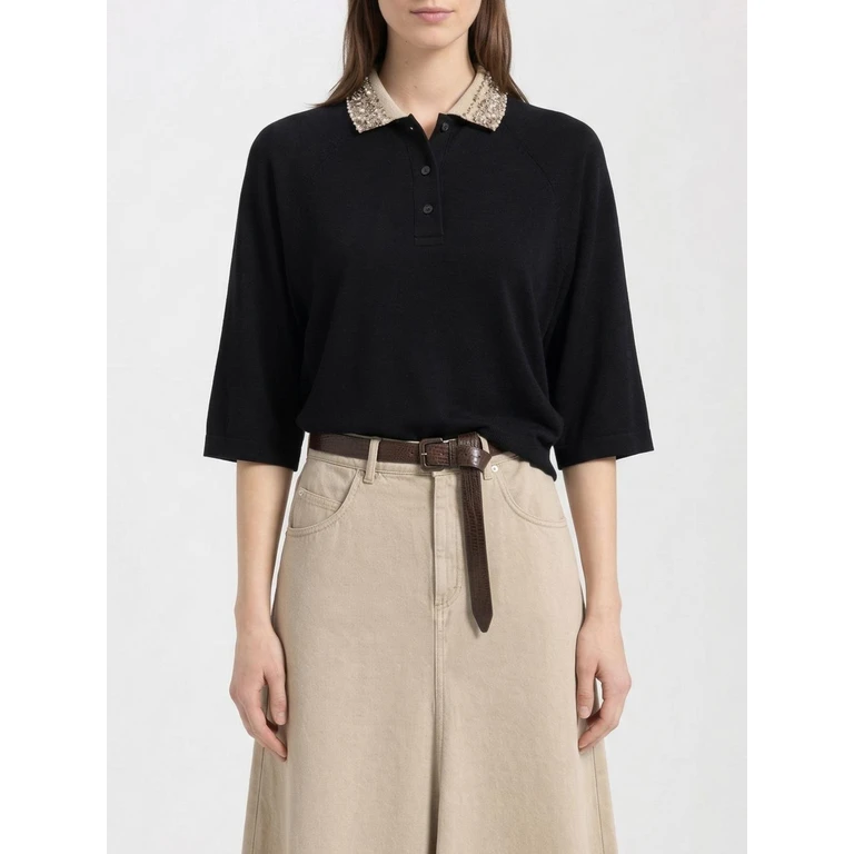 Polo Shirt Woman color Black (M0T63EJ115C101)